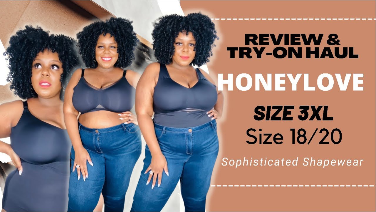 Intensiv få Forkæle HUGE Honeylove SHAPEWEAR Try-On Haul & Review | PLUS Size 3XL - YouTube