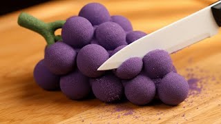 Sand Fruits Cutting Asmr No Talking Satisfying Sand Crumbling Cutting