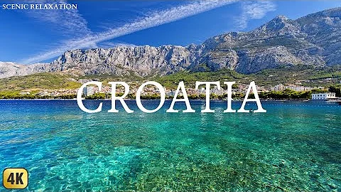 FLYING OVER CROATIA (4K UHD) - Relaxing Music With Stunning Beautiful Nature (4K Video Ultra HD)