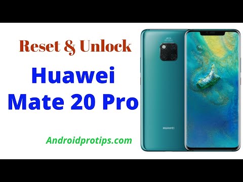 Huawei Mate 20 Pro 하드 리셋 및 잠금 해제 방법