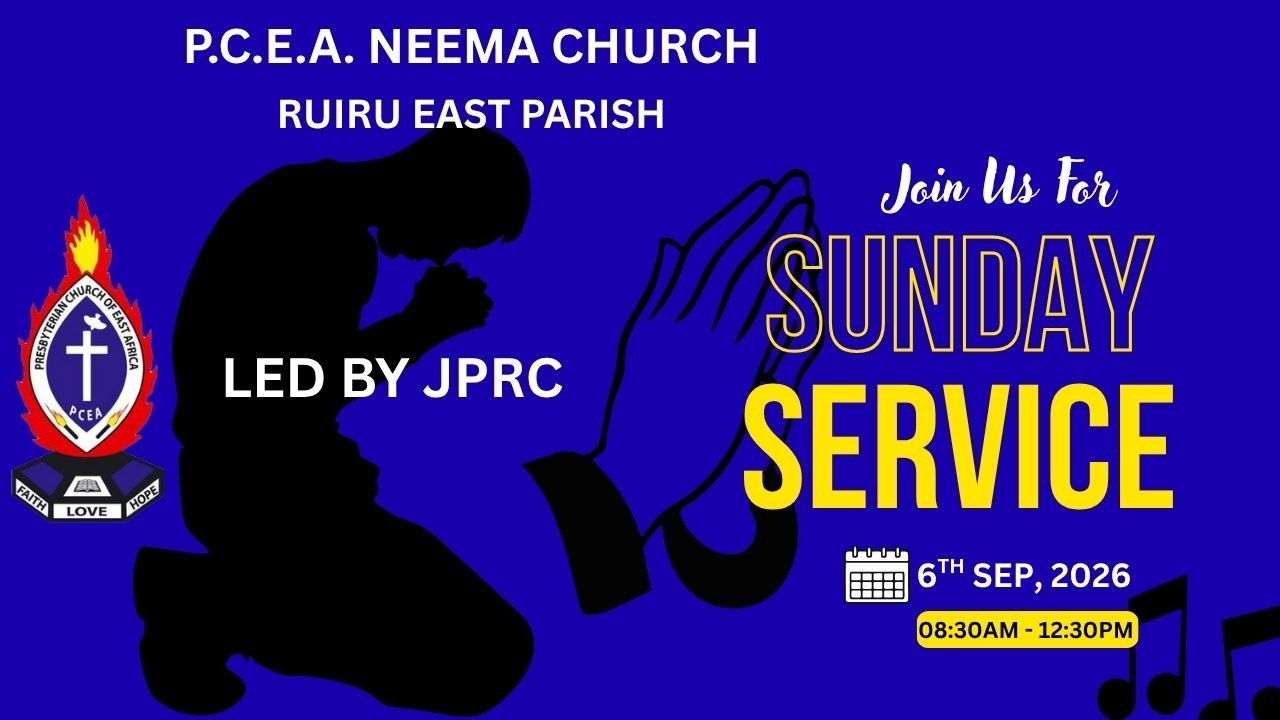 PCEA NEEMA CHURCH || SUNDAY SERVICE || 6TH SEP 2026