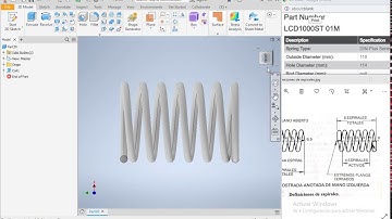 Tutorial Autodesk Inventor 2020: Como dibujar un resorte de compresión