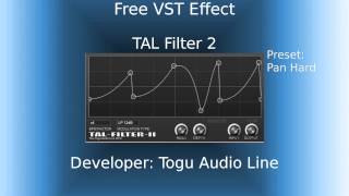 Free VST Effect - TAL Filter 2