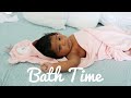 Baby's First Bath | Newborn Routine and Tips | Mommy Life |  MEGSHOUSE