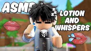 Roblox ASMR with LOTION?🧴(whispers, lotion, tapping and mouth sounds)👄