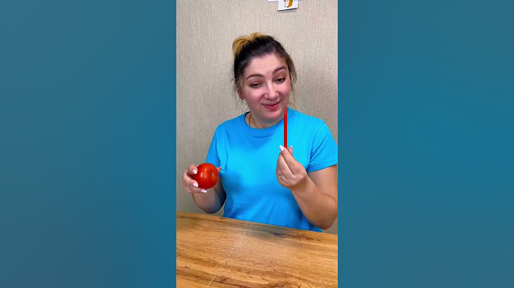 Mom showed how to refill markers with vegetables