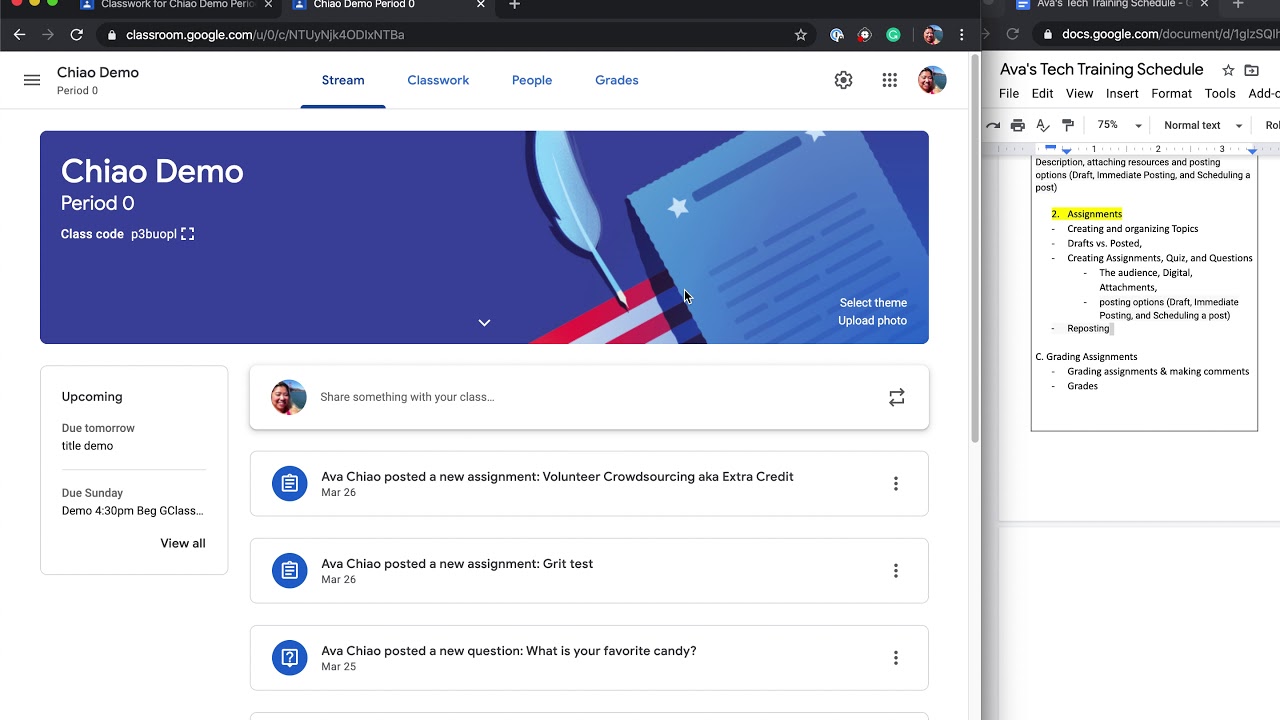 Google Classroom Assignment Tutorial - YouTube