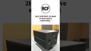 RCF SUB 9007-AS dual 21-inch active subwoofer. 5000 Watt RMS #rcf #automobile #shorts #dj
