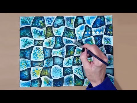 Acrylic Painting: Don't Have a Canvas? Paint on Paper! Acrylic Painting  Demo by @StudioSilverCreek 