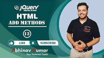 jQuery Add Function | jQuery Append | jQuery Prepend | jQuery Before Methods | jQuery After Methods