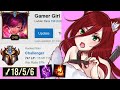 CHALLENGER KATARINA 英雄联盟 TP + IGNITE HACK???
