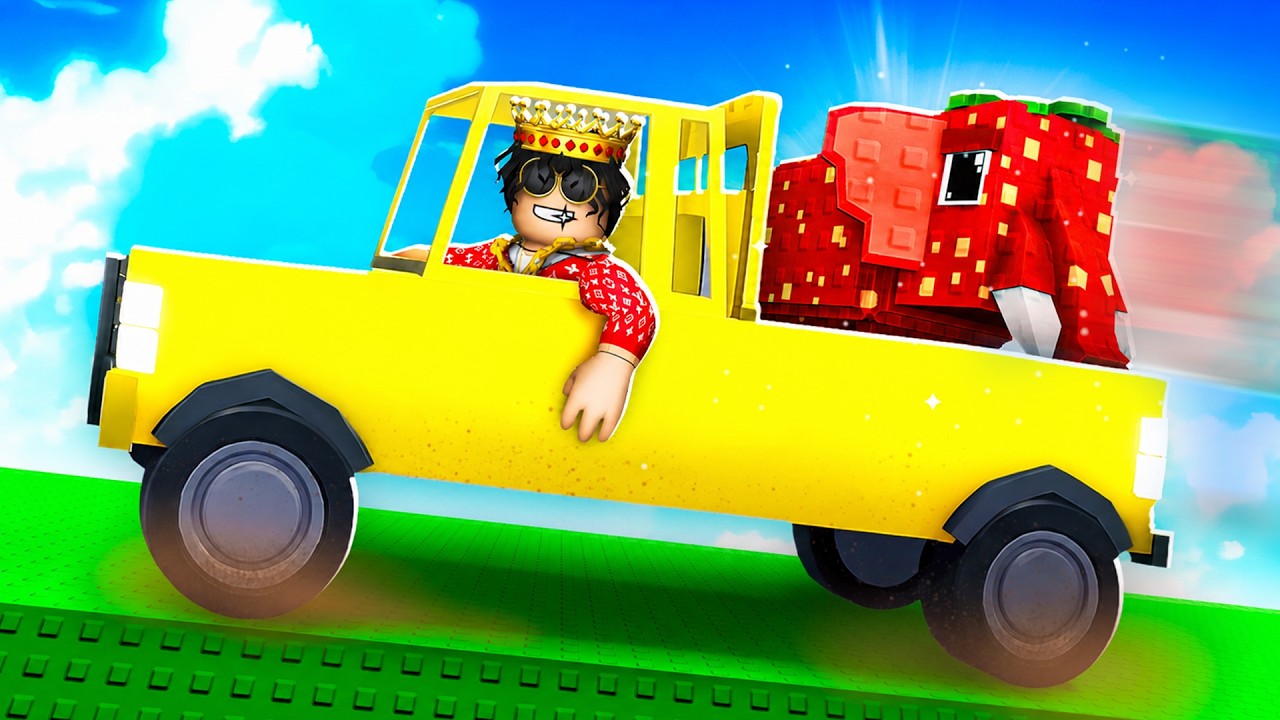 روبلوكس جمعت البرين روت بالسيارة! Drive For Brainrots