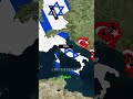 Team Turkey vs Team Israel 🌍 #countrycomparison #mapdiscovery