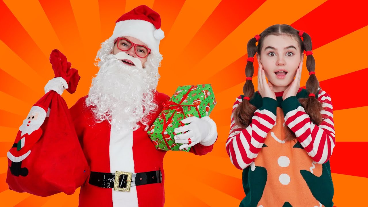 Up On The Housetop 🎅🏻 Kids Songs | Nick and Poli Christmas Nursery Rhymes