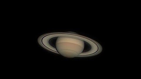 Saturn through my telescope