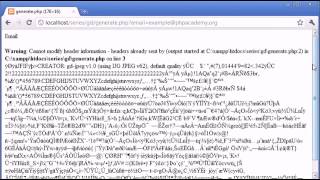 Beginner PHP Tutorial   159   Protecting Email with String to Image Part 3 flv
