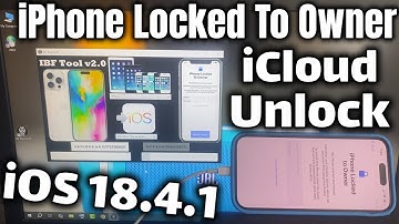 iOS 18.4.1 Bypass iPhone Locked To Owner How To Unlock iCloud