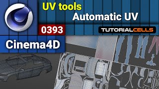 0393. UV tools ( Automatic UV ) in cinema 4d