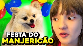 FIZEMOS UMA FESTA DE ANIVERSÁRIO PRO MANJERICÃO!!!!!! (FEAT. MILENA) | Dearo e Manu