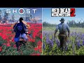 Ghost Of Tsushima vs Red Dead Redemption 2 | [4K 60FPS HDR] Details And Physics Comparison