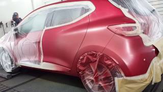 Renault clio  rouge flamme (tinted clear)