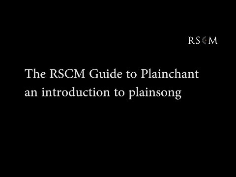 RSCM Guide to Plainchant