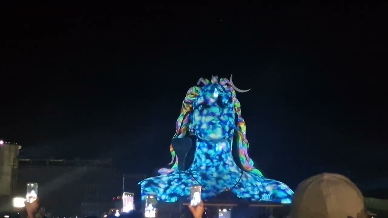 Isha Foundation Mahashivratri Special Laser Show, Bangalore 2026!