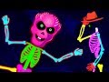 Funny Faces Skeleton Finger Family | Funny Dance and More Nursery Rhymes by Teehee Town