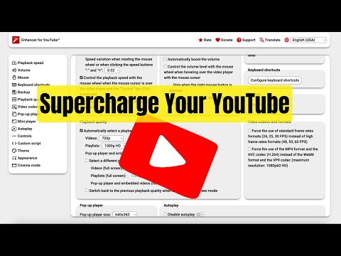Enhancer for YouTube: Ultimate Customization Guide for Speed, Volume, Quality, & More!