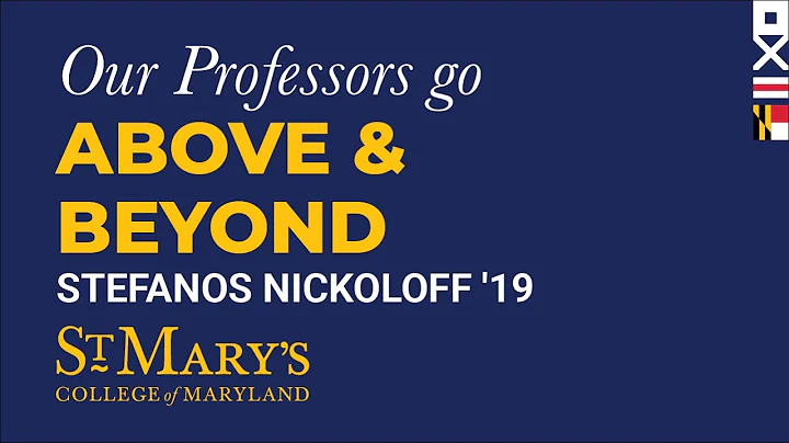 Stefanos Nickoloff on how his SMCM professor went ...