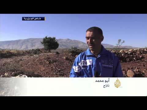 الاحتلال يهدم خيام النازحين في المنطقة العازلة بالجولان السوري