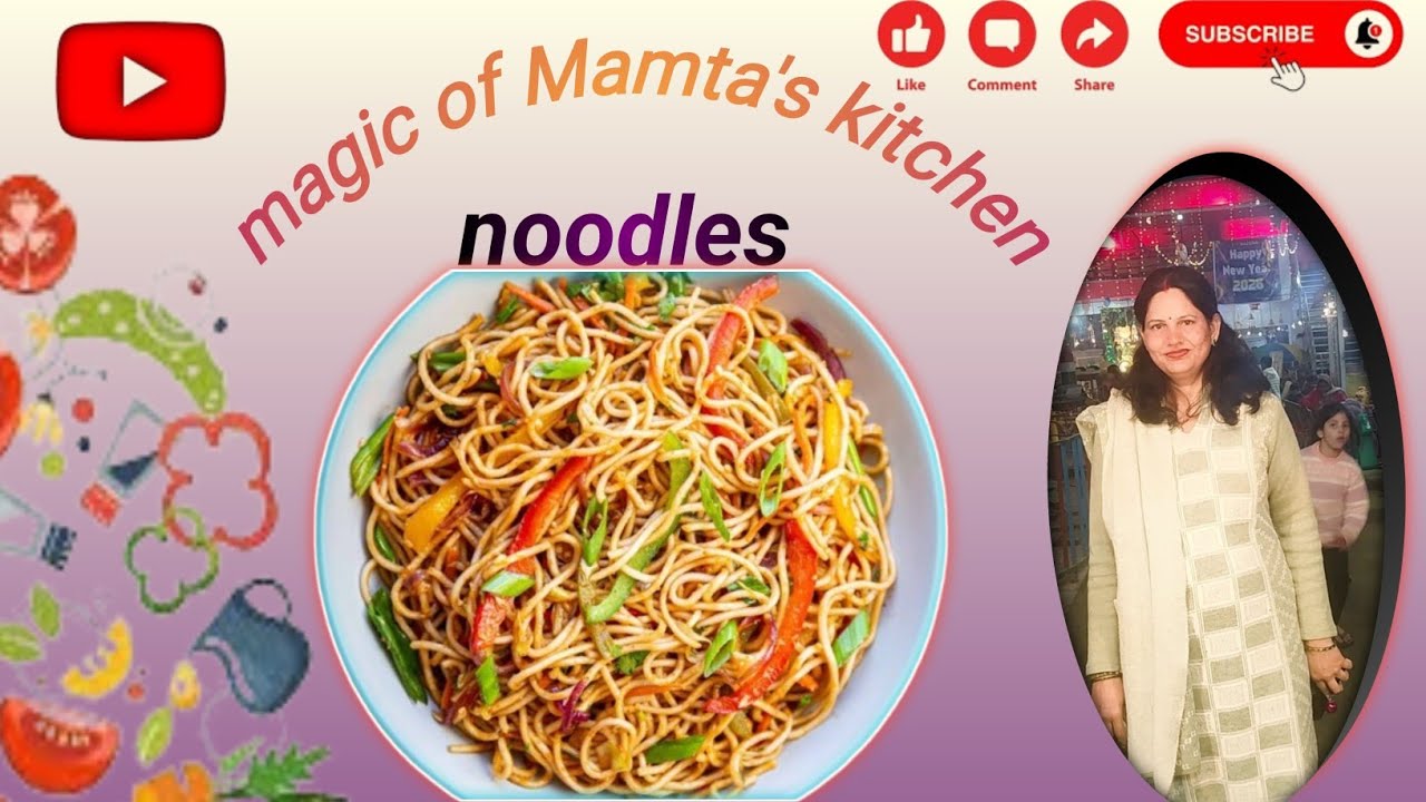 5 Minutes Mein Tasty Veg Noodles 😋 | Easy & Quick Noodles Recipe | Magic of Mamta’s Kitchen#