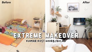 EXTREME MAKEOVER KAMAR KOST 2020 Uk 3.6x3 meter || SEMUA SERBA BELI DI SHOPEE (Indonesia 🇮🇩)