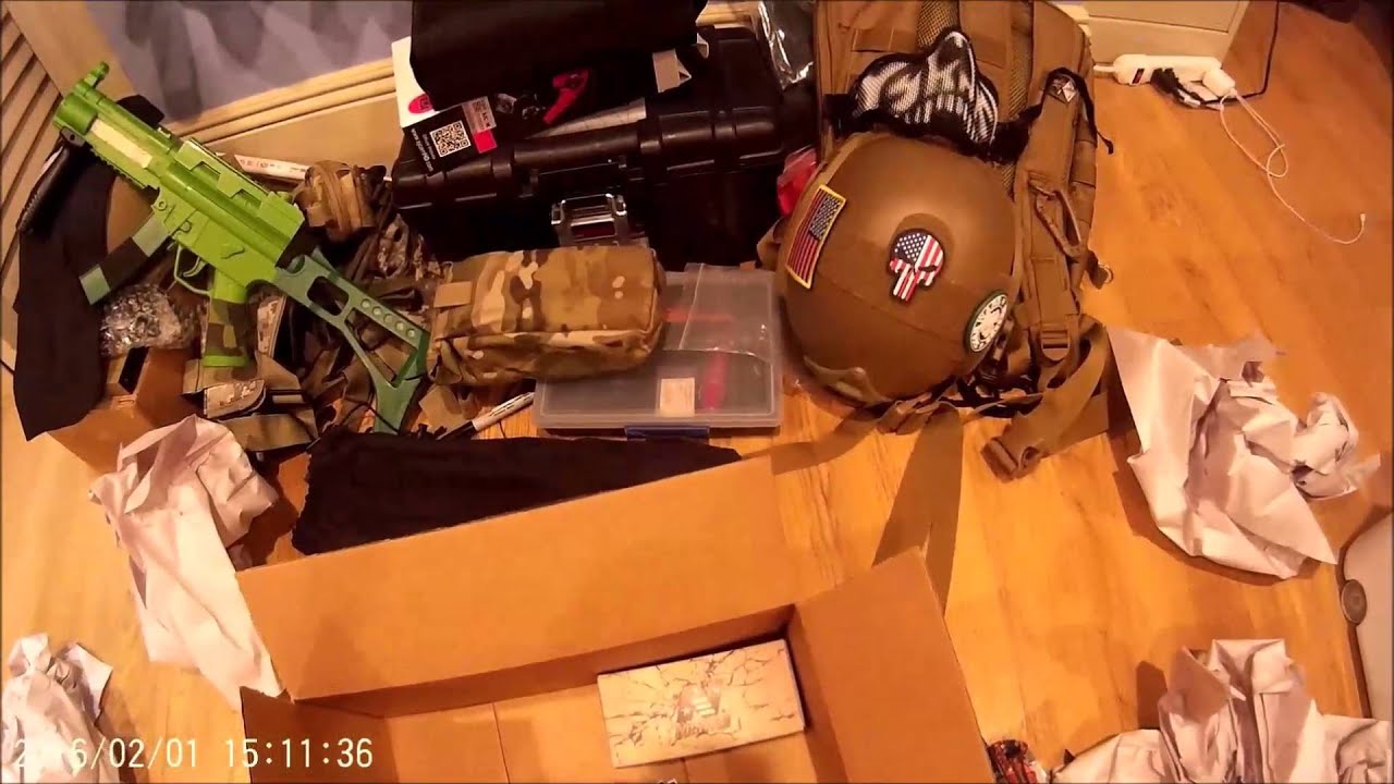 Airsoft Unboxing 1 Fox Airsoft 50 Mystery Box YouTube