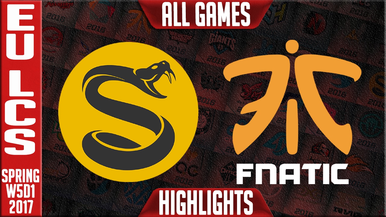 Fnatic vs Splyce All Games Highlights - EU LCS W4D3 Spring 2017 - FNC vs SPY All Games