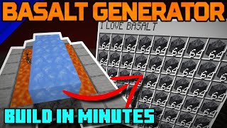 One Minute FULLY AFK Basalt Farm || Up to 48,000 DPH || Overword and Nether