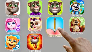 Talking Tom,Tricky Puzzle,Talking Hank,Talking Ben,Talking Angela 2,Talking Ginger 2,Tom Hero,My Tom screenshot 4
