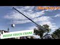 GIUFFRE Boom Truck Crane In Action ｜COMPLETE PROCESS｜Removing Old A/C｜Lifting Up New A/C