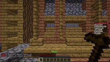 Minecraft - Quakecraft w/hallway - Hacker Caught!