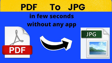 How to convert PDF to JPG without using any software