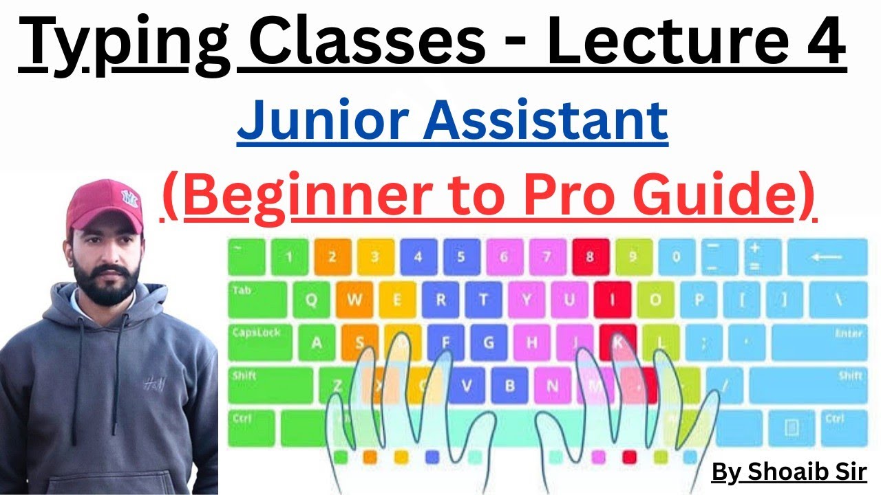 Lecture 4 || Typing Class for Junior Assistant || JKSSB || - YouTube