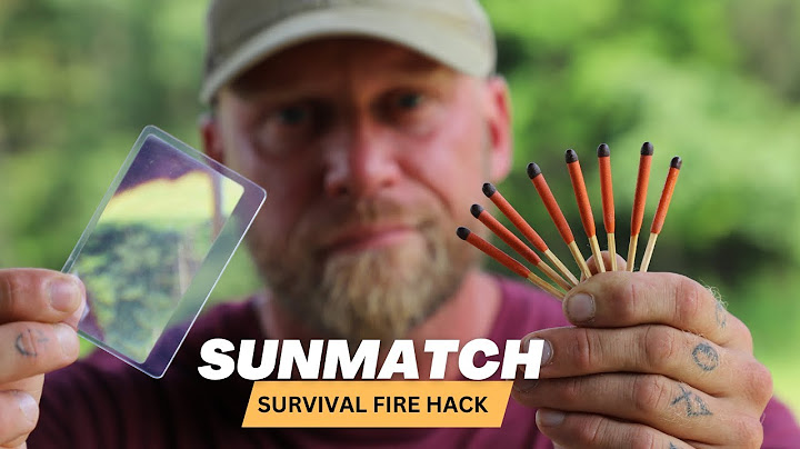 Survival Fire Hack Revealed! Sun Matches Will Save Your Life!