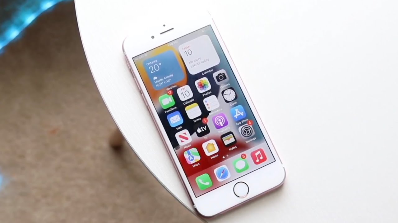 iOS 15.8.8 On iPhone 6S! (Review) - YouTube