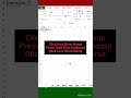 #shortsyoutube Best Excel Hack Everyone Must Know! | Excel 2026