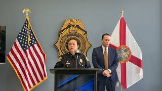 ESCAPED JUVENILE INMATE CAPTURED IN TAMPA
On December 9, 2024, Deputy Chief Ruth Cate provided an update on the arrest of escaped inmate Jahmir Moore.
Updated release as of December 8, 2024
The Tampa Police Department has taken escaped inmate 15-year-old Jahmir Moore back in custody.
Moore was arrested without incident shortly after 9:15 p.m. on December 8, 2024 on the 100-block of West Keyes Avenue by Tampa Police with the assistance of the US Marshals Task Force.
“Tonight, the family of Jevario Buie and our community can rest knowing a dangerous individual is back in custody,” said Chief Lee Bercaw. “I am incredibly appreciative of the officers who worked tirelessly since this morning when they were alerted of Moore’s escape. Let this be a reminder to those who think they can evade Tampa Police, they cannot, and they will be held accountable.”
Moore was initially arrested on December 4th, 2024, for charges in connection to the death of 14-year-old Jevario Buie. He was being held at the Hillsborough Regional Juvenile Detention Center in the custody of the Florida Department of Juvenile Justice.
This is in active investigation. Additional information will be released as available. ESCAPED JUVENILE INMATE CAPTURED IN TAMPA
