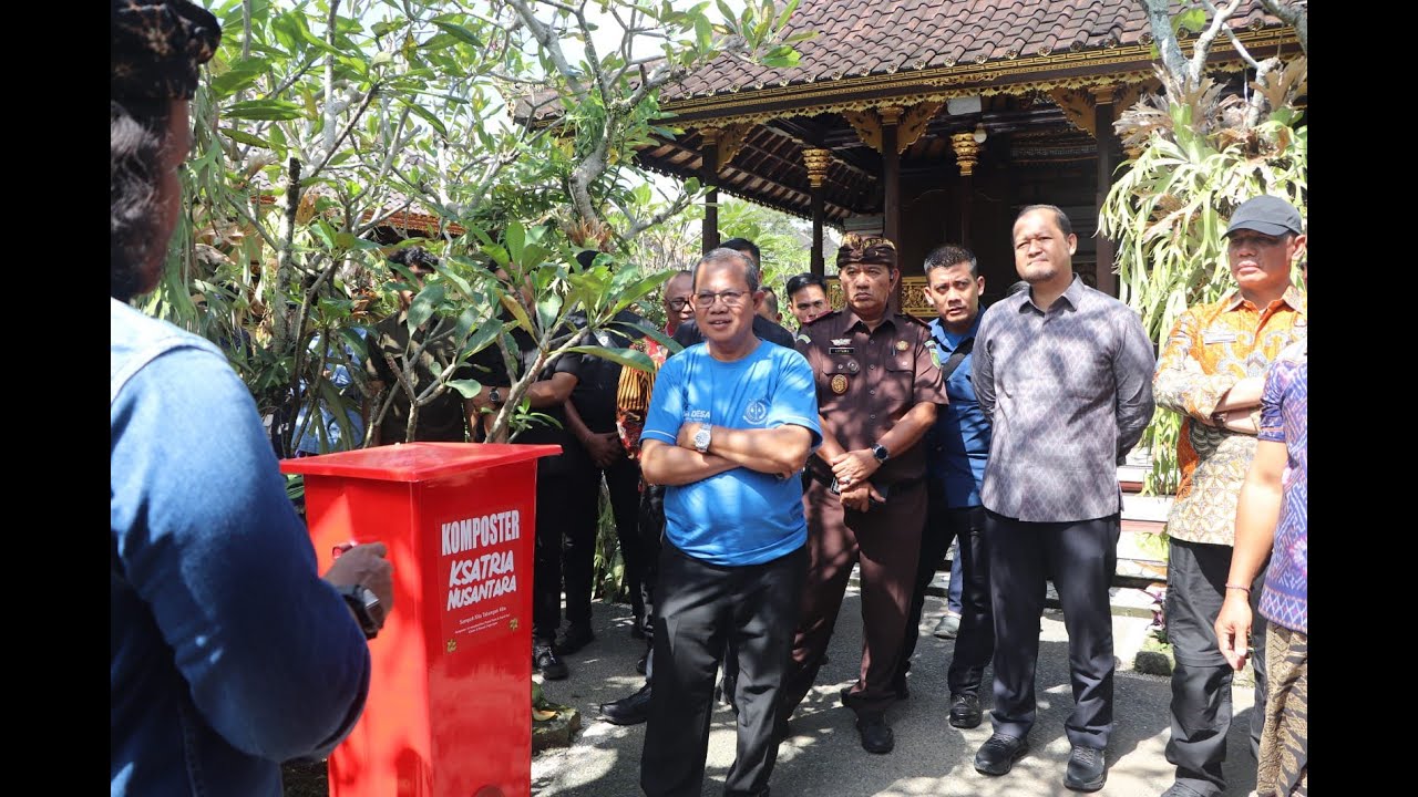 Wabup Bagus Alit Sucipta Dampingi Irjen Kemendes RI Kunjungi Desa Punggul