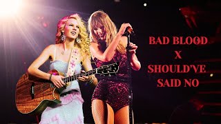 Bad Blood x Should've Said No MASHUP - Taylor Swift (Lyric Video)