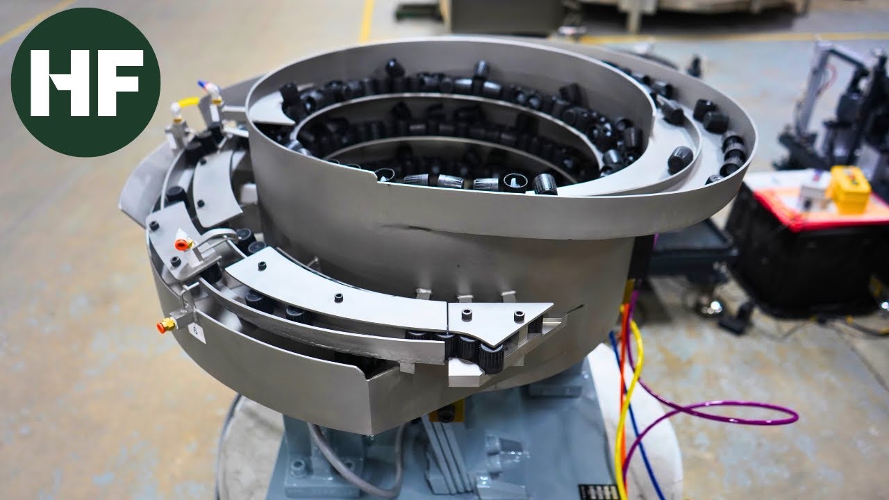 Vibratory Feeder for Plastic Caps