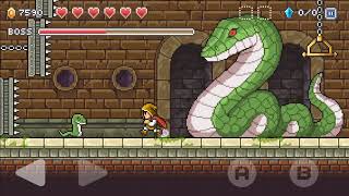 Goblin Sword Defeat Giant Snake | Iron Sword only | No HP lost