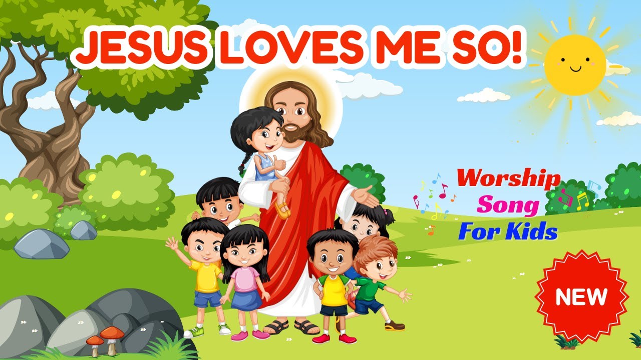 Jesus Loves Me So | Christian Kids Song About God's Love | Bible Song ...